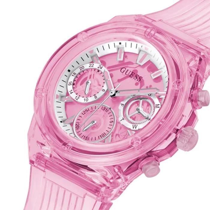 Montre - GUESS - GW0438L2 - Plastique - Rose - Quartz - Femme