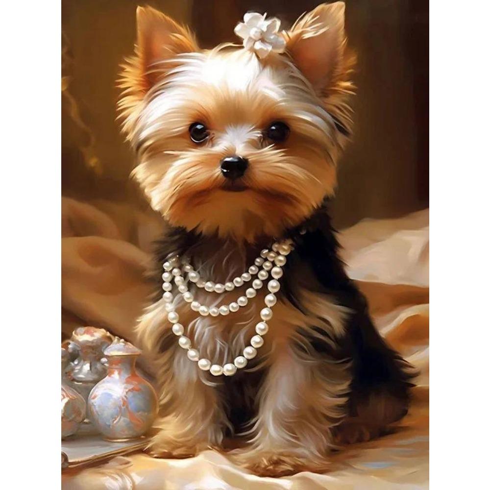 DIY Full Round Diamond Painting Cross Stitch 3D Art Style Home Scene Animal Decorative Diamond Painting 5d Diamond Art Painting