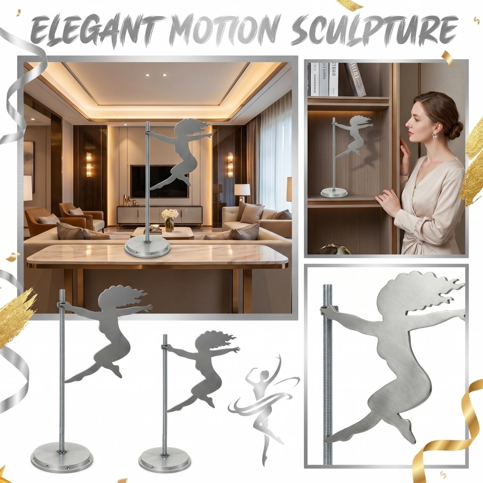 Dancing Girl Sculpture Ornament One Size