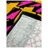 Hello Kitty Zebra Pattern Bath Character 120 x 60 cm Towel, Goods, Official, Approx. (Pink)