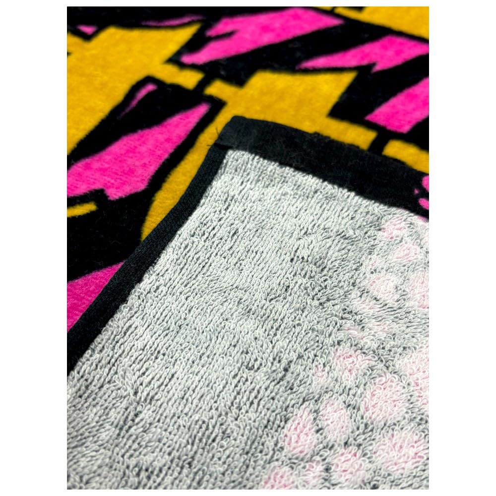 Hello Kitty Zebra Pattern Bath Character 120 x 60 cm Towel, Goods, Official, Approx. (Pink)