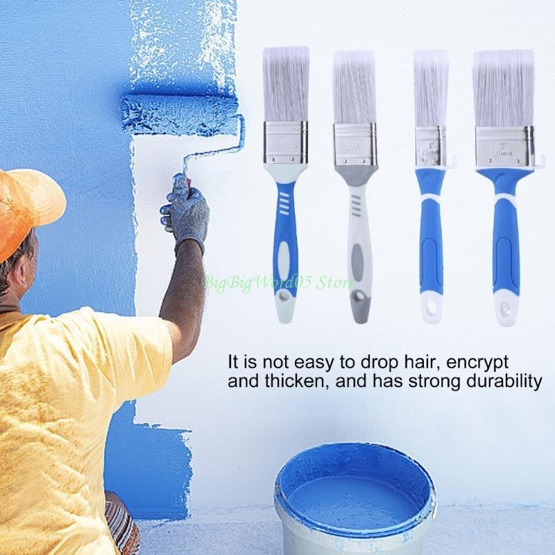 24TE 1/2inch Paint Brush with Plastic Handle Wall Painting Tool Perfect for Artwork
