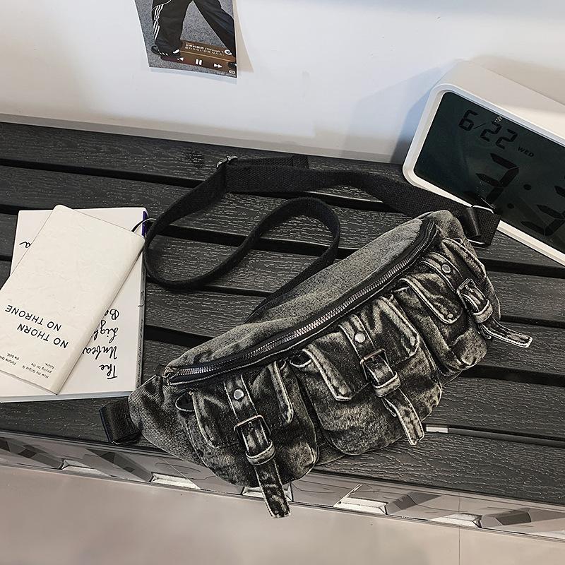 

Fashion trend casual simple niche large capacity tote bag summer new women s personalized breast bag чорний