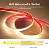 220V COB LED Strip Light 296 LEDs/m High Brightness Waterproof Flexible LED Tape Ribbon for Room Kitchen Outdoor Lighting 230V
