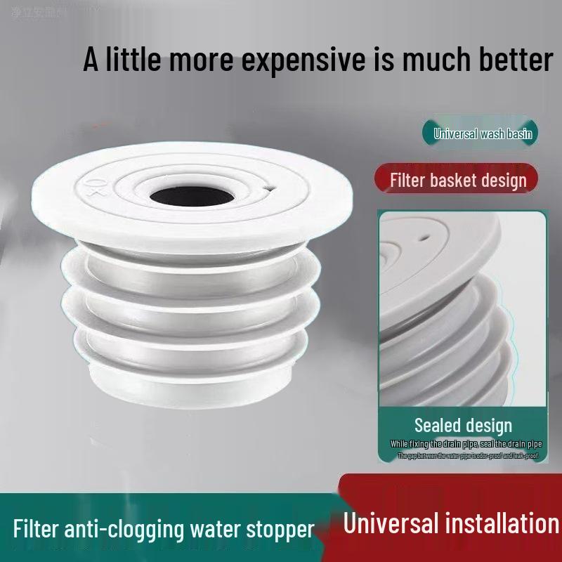 Odor-Proof Kitchen Sink Drain Plug & Sealing Ring