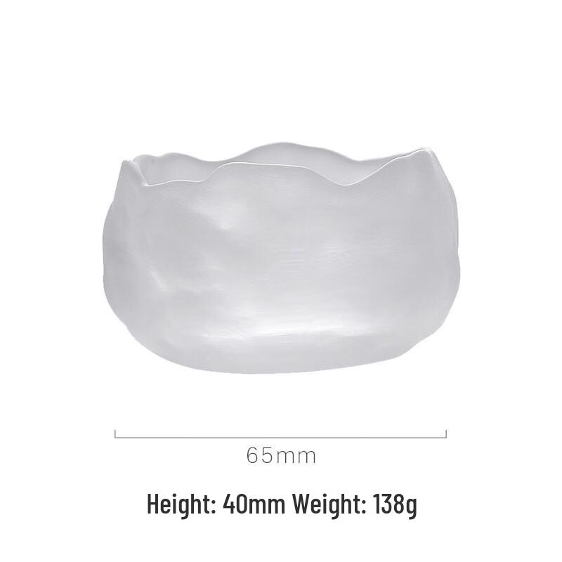 

Japanese Style Handmade Frosted Liuli Glass Tea Cups (Set of 4)