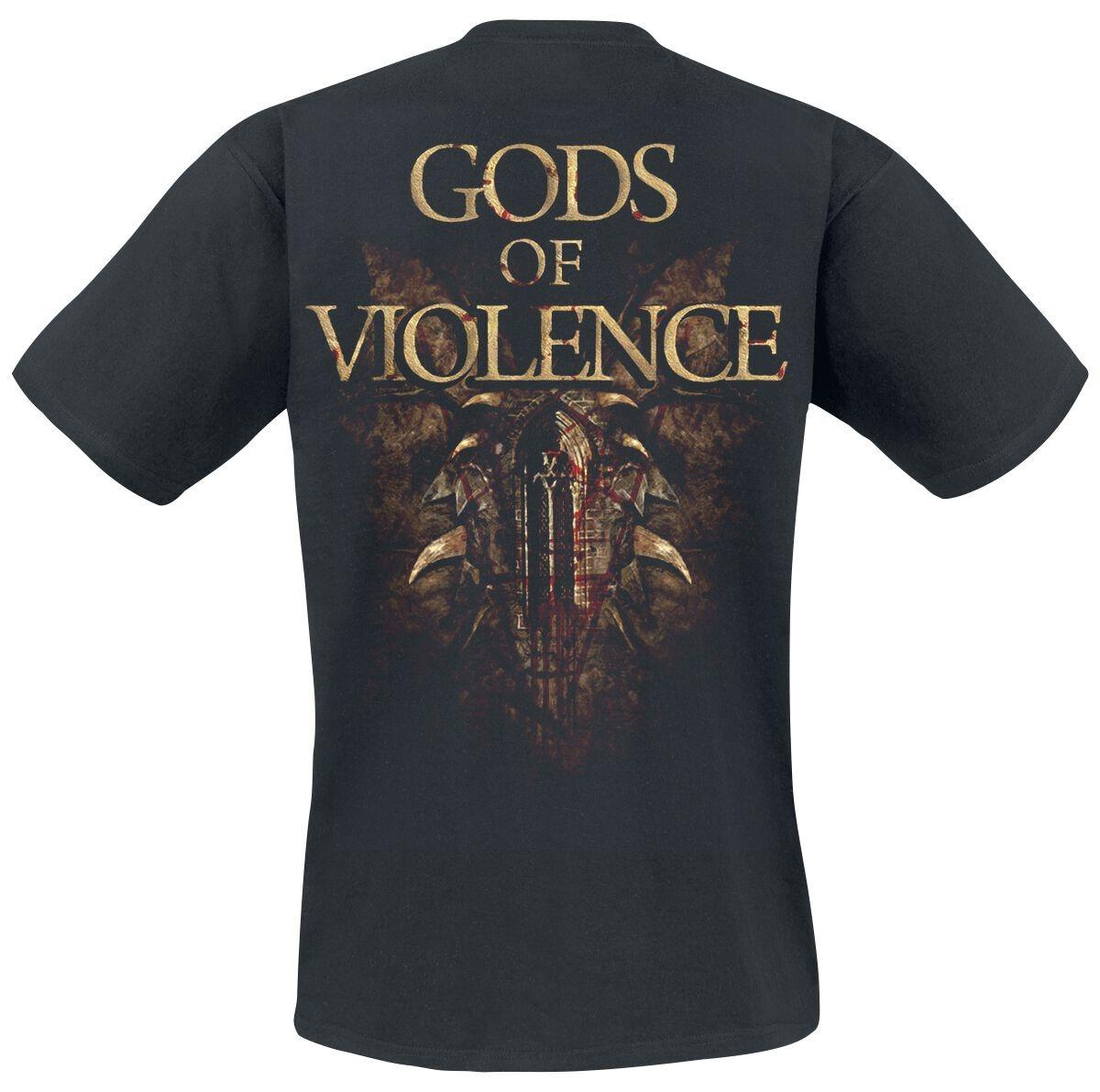 

Футболка Kreator Gods of Violence Art Идеально подходит для поклонников, ценящих легендарное наследие металла и дерзкий стиль в повседневных футболках 2XL