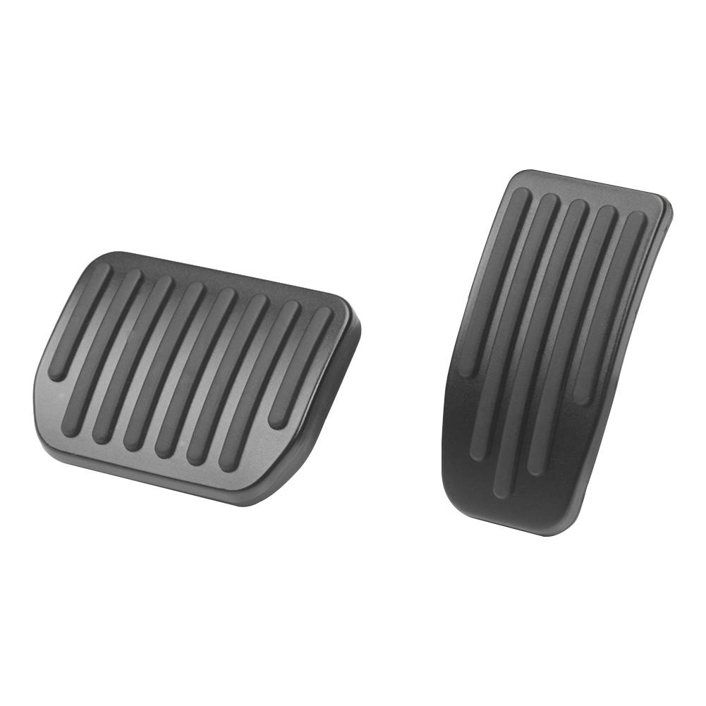 Car Foot Gas Pedal Set Non-Slip Accelerator Brake Aluminum Alloy Accelerator Gas Fuel Brake Pedal Cover for Tesla Model 3/Y 2021