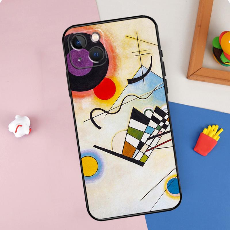 Wassily Kandinsky Abstract Artistic Phone Case For iPhone 16 Pro Max 11 12 13 14 15 Pro Max Mini 16e 15 16 Plus XR Cover Shell