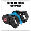 Fold Bike Stem Adjustable Double Stem 25.4mm Handlebar Risers Adapter Aluminum Alloys Cycling Stem Easy To Install