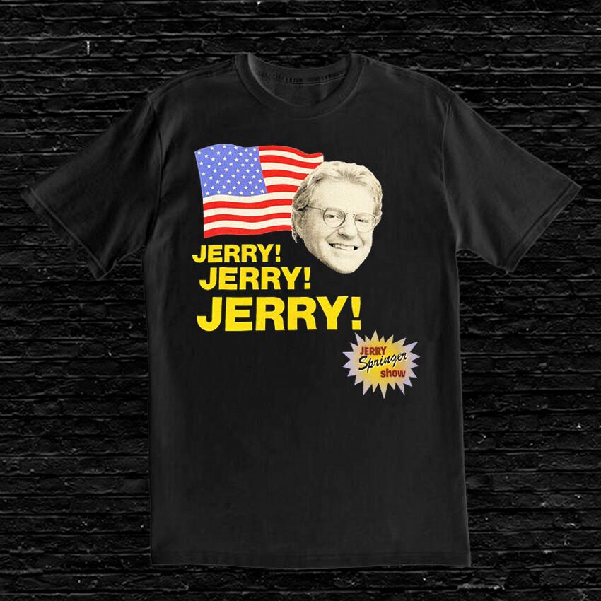Jerry Springer TShirt. Vintage 90#039;s Style. Unisex T-Shirt L