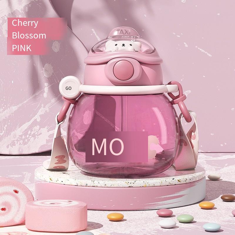 

1 шт. Летний спортивный стакан для воды высокой ценности, детский стакан с соломинкой, портативный пластиковый стакан большой вместимости