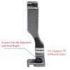 2/1pc T69 Adjustable Invisible Zipper Presser Foot Unilateral Zipper Feet for Industrial Single Needle Sewing Machine Accessory