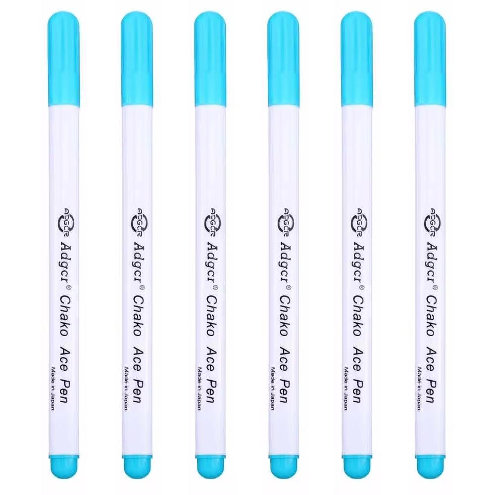 6/12pcs Air-Fading Pen Clothing Fabric Cutting Water-Soluble Water-Soluble Cross-Stitch Patchwork DIY Automatic Disappearing Pen