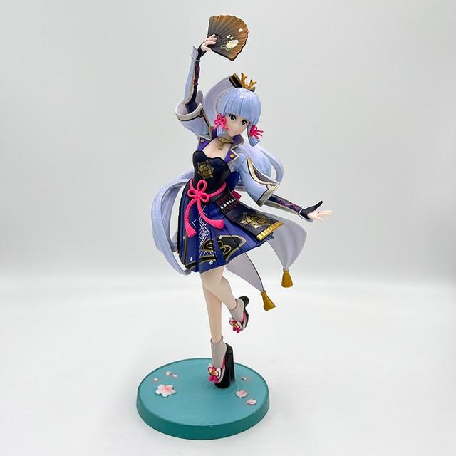 28cm Kamisato Ayaka Genshin Impact Anime Figure Raiden Shogun /Yae Miko Action Figure Paimon /Klee /Ganyu Figurine Model Doll Toys