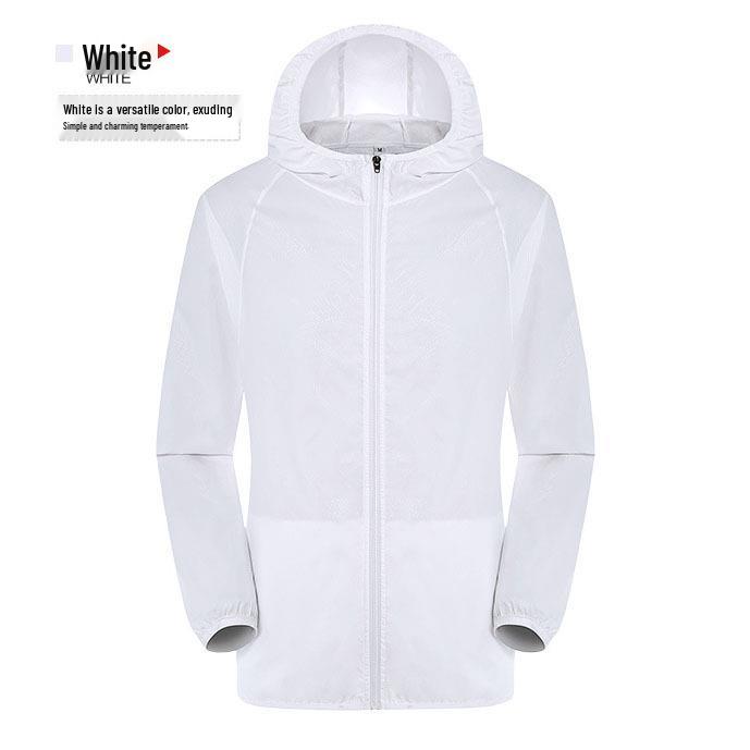 Men’s and Women’s Lightweight UV Protection Jackets – Windbreaker for Outdoor Activities, Fishing, and Advertising with Custom Logo.