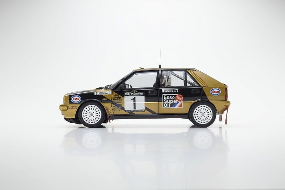 Kyosho Original Scale Lancia Delta HF 4WD Piancavallo Rally Winner 1987 Finished Model KS08960D 1/18 #1