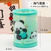 Creative Cartoon Round Foldable Diy Pen Holder Desktop Storage Box Kids Stationery Gift