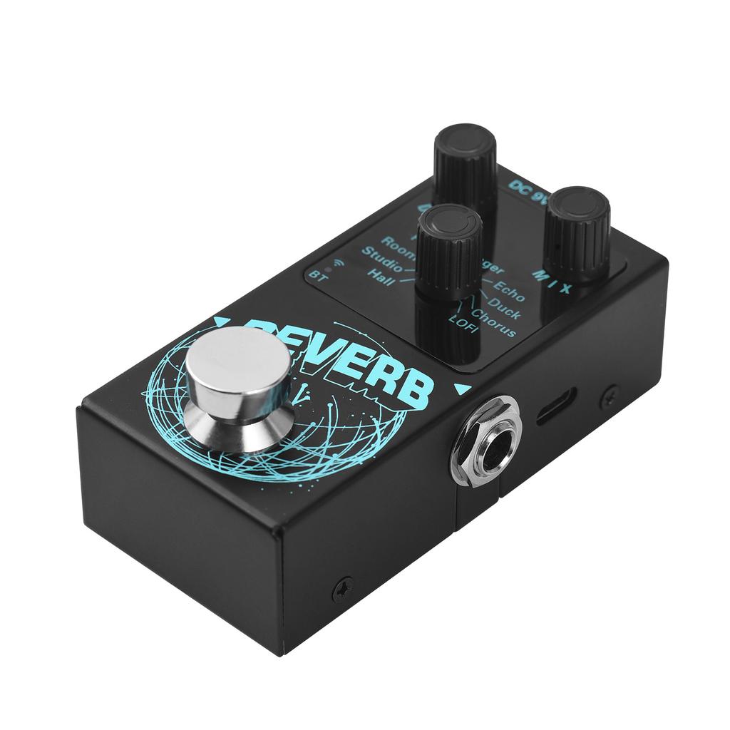 Guitar Effects Pedal Digital Reverb Guitar 9 Different Reverb Guitar Effect Pedal Wireless Accompaniment DECAY MIX