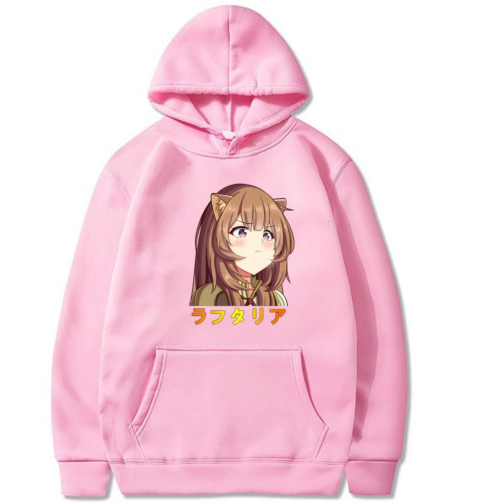 Japanese Animation The Rising of The Shield Hero Hoodies Boys Harajuku Girls Fancy Music Gift Loose Sweatshirt