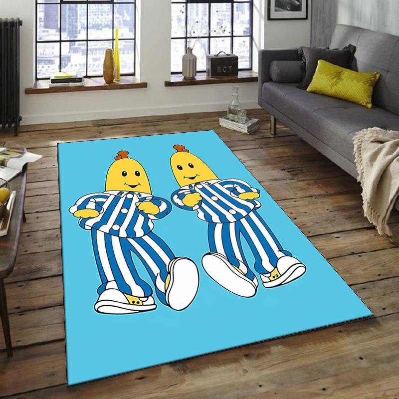 1pc Banana Design Area Rug - Non-Slip, Soft & Cozy Floor Mat for Living Room, Bedroom, Office - Indoor/Outdoor Decorative Carpet