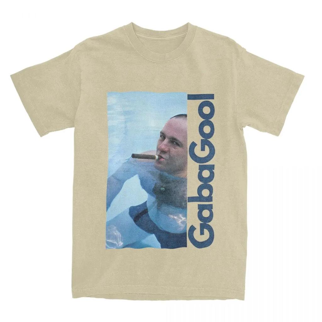 Gabagool Tony Soprano Stuff T-Shirt Herren Damen Vintage TV-Serie Film Reines Sommer T-Shirt Rundhals Kurzarm Geschenkidee