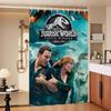 Movie Jurassic Park Dinosaur World Modern Simple Shower Curtain Bathroom Decorative Polyster Shower Curtain with Hook