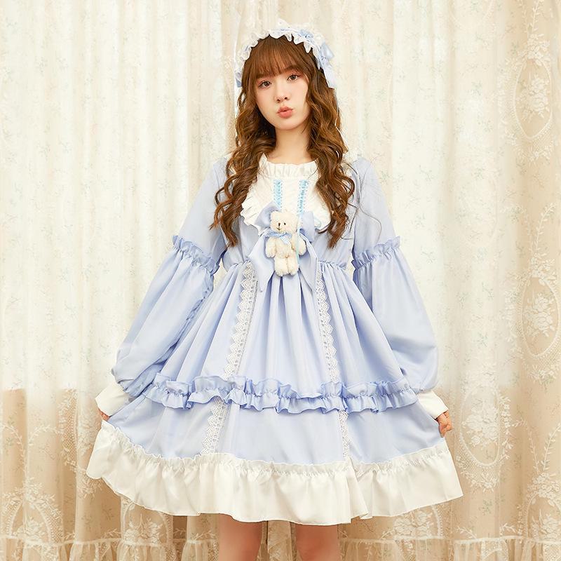 Spring Lolita Skirt Set: Cute Japanese Soft Girl Princess Dress for Daily Wear
