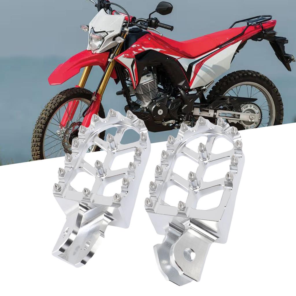Dirt Bike Foot Peg 7075 Aluminium Alloy Strong Load Bearing Motorcycle Foot Rest Peg Replacement for Surron Light Bee X
