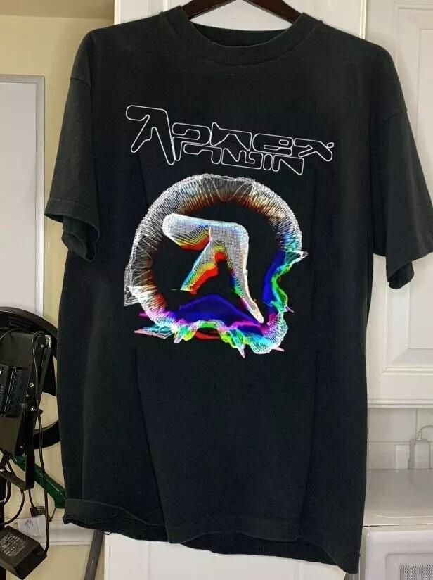 

Винтажная футболка Aphex Twin с коротким рукавом, унисекс, все размеры от S до 5XL, UR053, футболка унисекс XXXL