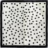 Dot Print Headband Hijab Scarfs For Women Square Shawls Wraps Bandana Head 90*90CM Square Kerchief Neck Scarf EMA