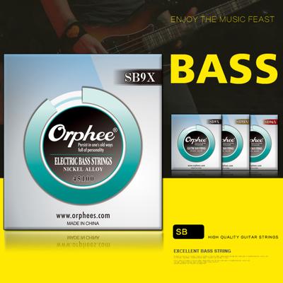 Orphee SB 4/5/6 Pcs Professional Electric Bass Strings Hexagonal Nickel Alloy Normal Light Bass