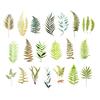 40Pcs/Bag Plant Nature Flower Decorative PVC Sticker Epoxy Resin Crafts Fillers Material for DIY Epoxy Resin Molds Book Decor