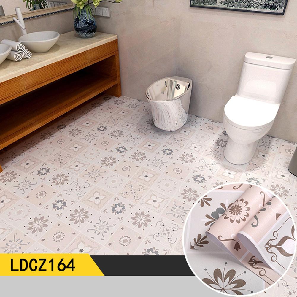 Bathroom Home Decoration Waterproof Floor Sticker Anti Slip Floor Sticker Long Lasting Durability Use Self-adhesive Waterproof