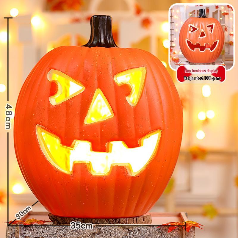 Halloween Glowing Pumpkin Lanterns for Shopping Mall Decor and Courtyard Ornaments