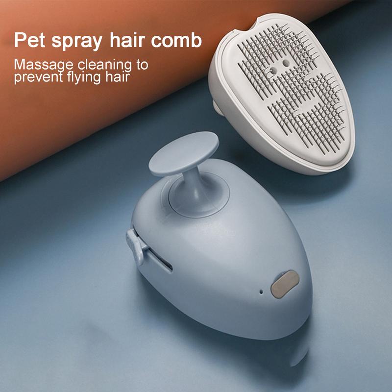 Cat Steam Brush Self-Cleaning Rechargeable Massage Comb Dog Shedding Grooming Brush For Home Hair Removal Massage Cleaning Long