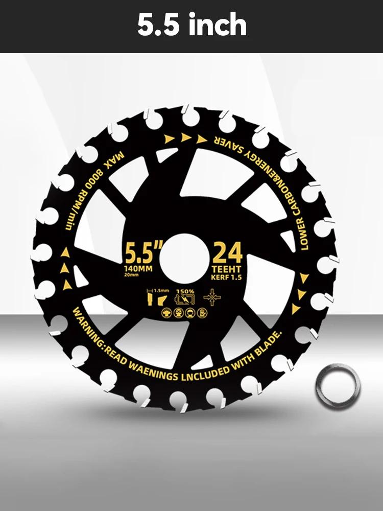 Xiaomi Efficient Energy Saving Lithium Saw Blades 5/5.5-inch Circular Saw Blade Wood Cutting Saw Blades Woodworking Alloy Grinder Blade