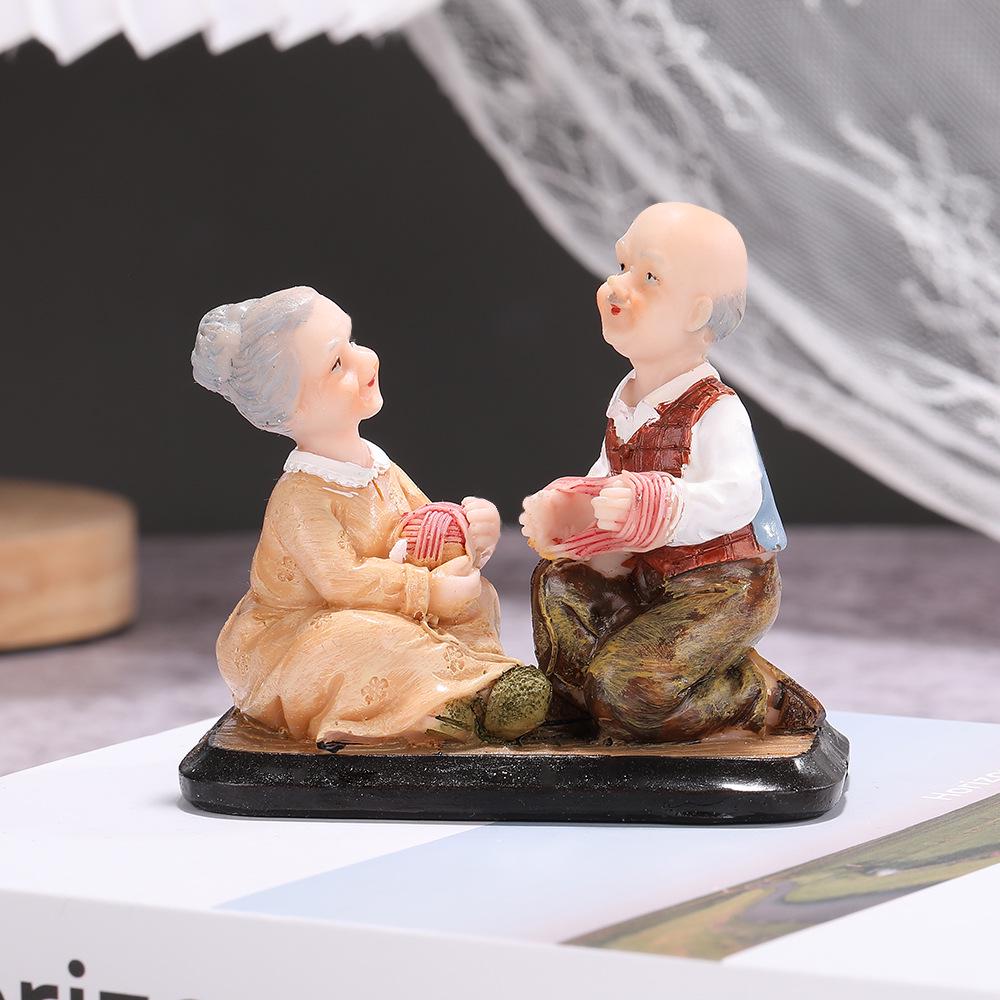 Kreative Harz-Paar-Ornamente auf Lager für die Heim- und Bürodekoration