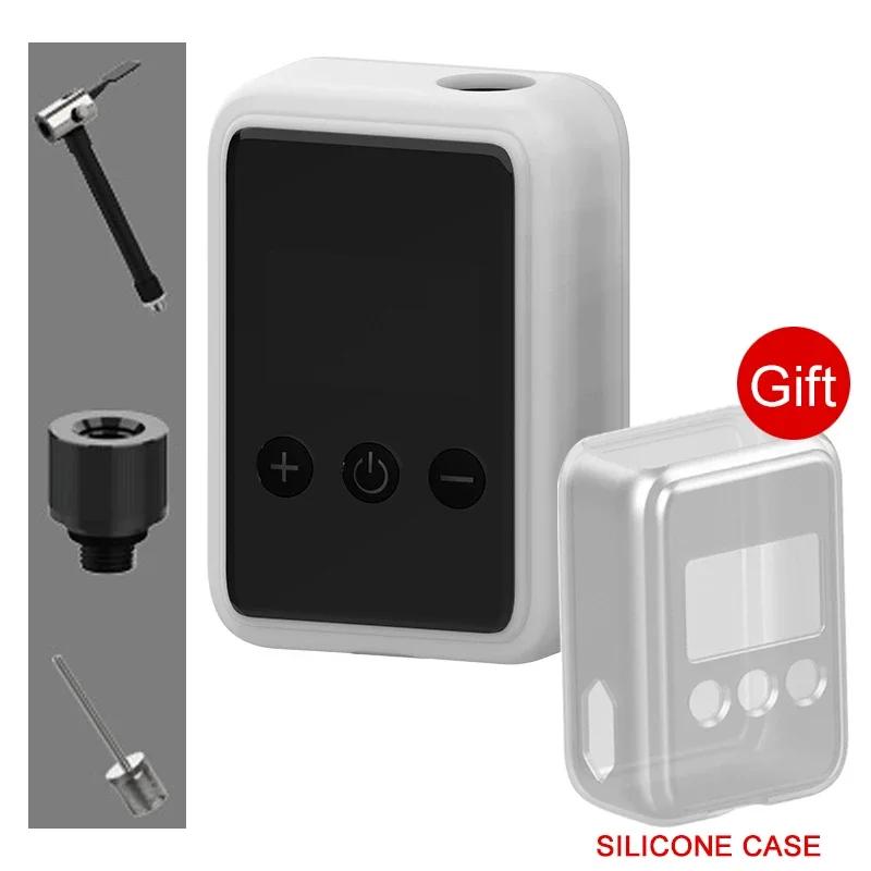 

Мотоциклетный воздушный насос электрический велосипедный насос 120PSI насос для накачки шин мотоциклетный насос с цифровым манометром насос для накачки велосипеда белый