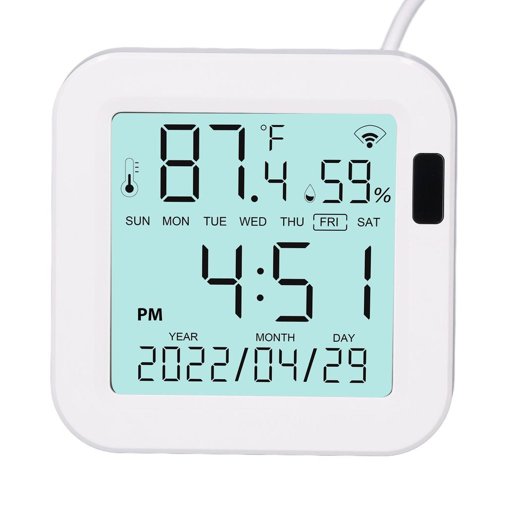 Thermometer Hygrometer LCD Backlit Display 0 to 60 celsius 0percent to 99percent RH Smart Temperature and Humidity