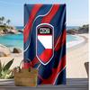Czech Republi Football Print Beach Towel Quick Dry Super Absorbent Soft Bath Towel for Swimming Beach Travel Fan Souvenir Gift