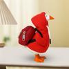 Mini Goose Hoodie with Backpack 7 Inch Desk Goose Outfit Mini Porch Goose Costume Magnetic Goose Statue Key Holder Clothes
