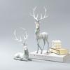 High End Deer Statue Reindeer Figurines Resin Sculpture For Living Room Luxury Home Decoration Nordic Tabletop Ornaments New