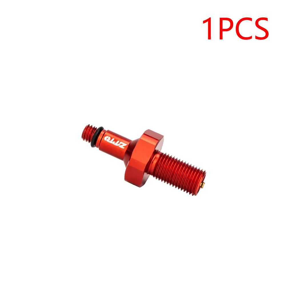 Bicycle Air Rear Shock Absorber Valve Adapter Aluminum Alloy Bike Rear Gallbladder Inflation Nozzle Tool Bicycle Accessories