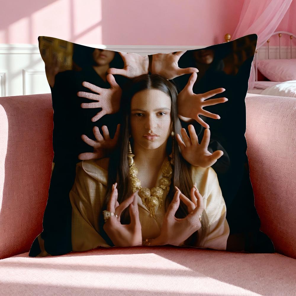 Singer R-Rosalia Cushion Cover Breathable Linen Pillowcase Summer Odorless Eco-Friendly Invisible Zipper Washable