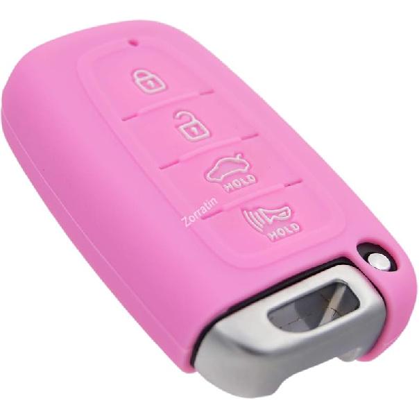 Remote Key Fob Cover for Hyundai Azera Elantra Equus Genesis Sonata and Kia Soul Sportage Sorento Optima Forte Rio