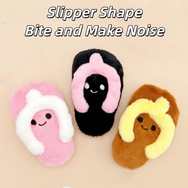 Slipper Shaped Dog Chew Toy, Durable Polyester Teeth Cleaning Toy For Puppies All Breeds Training Teething Use
