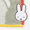 Nishikawa Miffy Mini Jacquard Weave for a Soft XT44708629 Towel, 25x25cm, Washable, 100% Cotton, Touch, Gray,