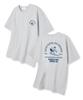 TI.GLAKE Not Feeling Oversized Short Sleeve T-Shirt Light Grey
