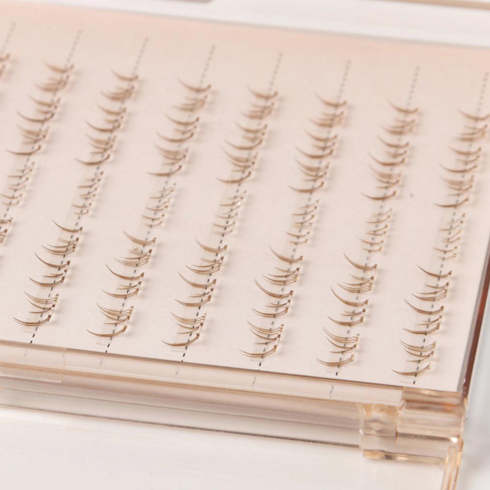 No Need Glue Self Adhesive Cluster Lashes Natural Look Segmented Eyelashes Women's Beauty